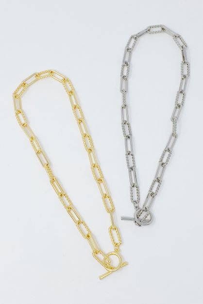 Toggle Chain Link Necklace